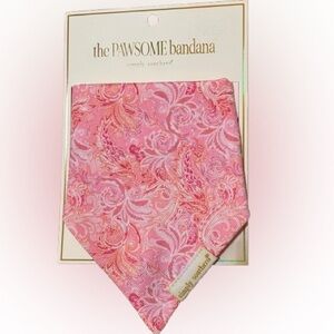 NWT Simply Southern Pink Floral Swirl Dog Bandana